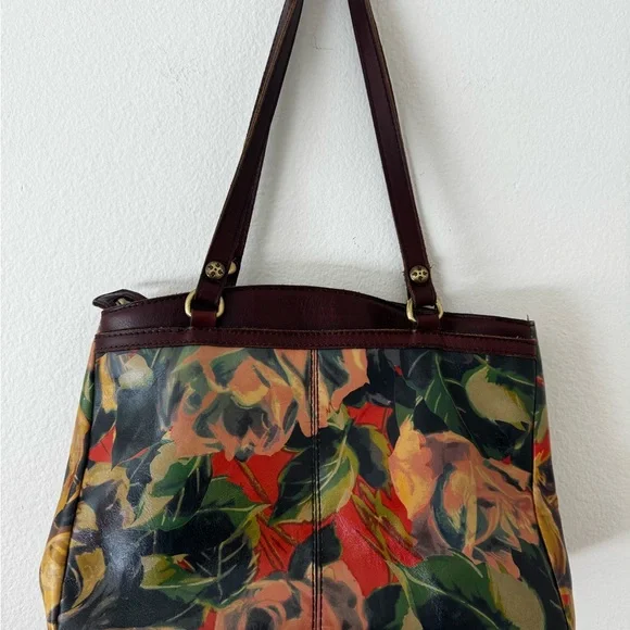 Patrica Nash Floral Leather Shoulder Bag